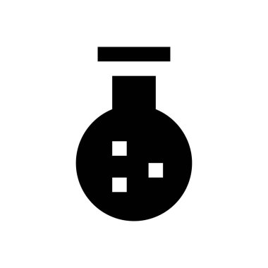 lab vektör düz simgesi