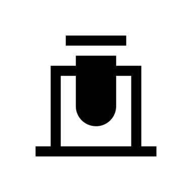 Tüp vektör düz simge