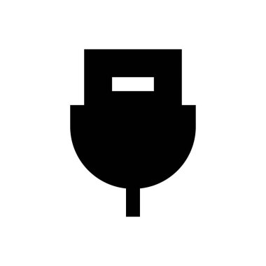 konnektör vektör düz simge