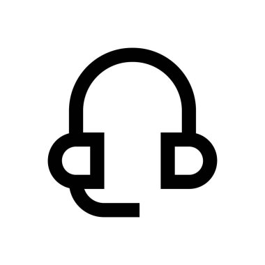 servis vektörü ince çizgi simgesi