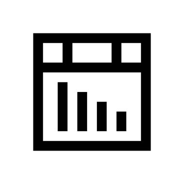 grafik vektörü ince çizgi simgesi