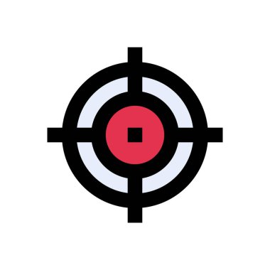 düz vektör renk simgesine odaklan