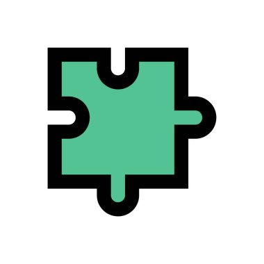 planlama vektörü düz renk simgesi