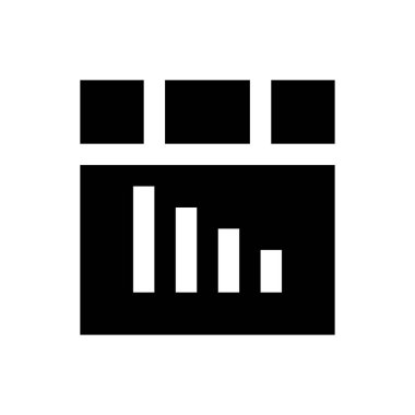 grafik vektör düz simgesi