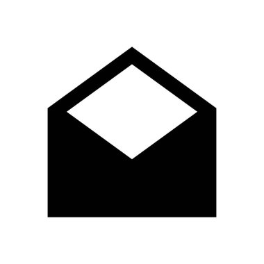 ileti vektörü düz simgesi