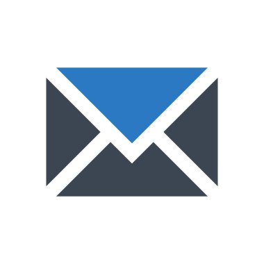 e-posta vektörü renk simgesi