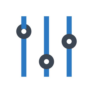 vektör kabartma renk simgesi ayarlanıyor