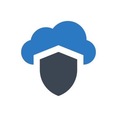 güvenlik vektörü renk simgesi