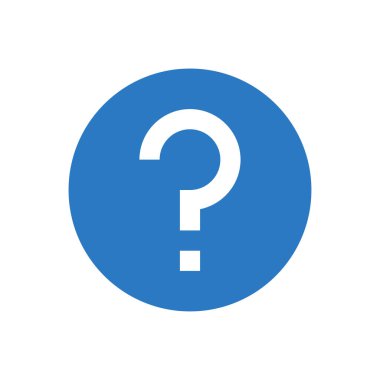 Faq vektör renk simgesi