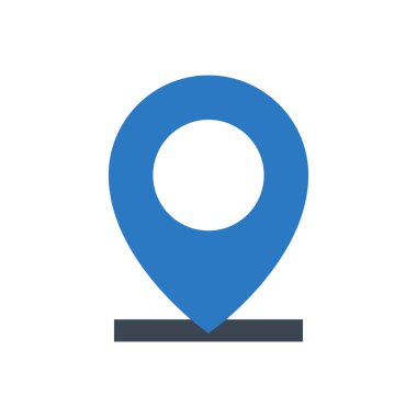 pin vektörü renk simgesi