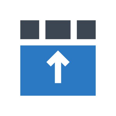 Web sayfası vektör renk simgesi