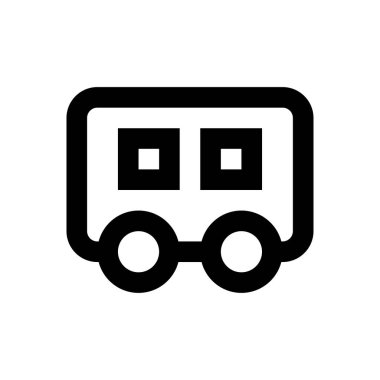 dağıtım vektörü ince çizgi simgesi