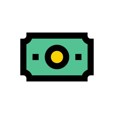 öde vektör düz renk simgesi