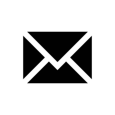 ileti vektörü düz simgesi