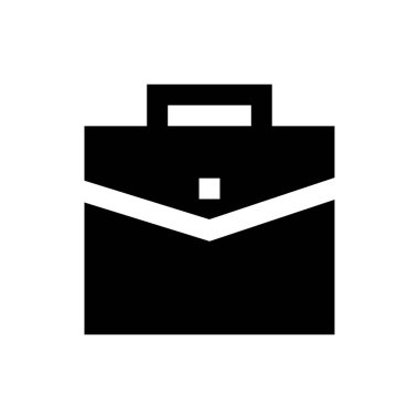 evrak çantası vektör düz simgesi