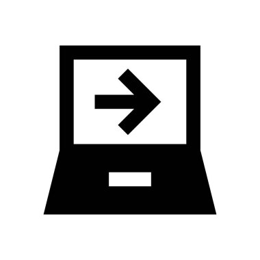 çevrimiçi vektör düz simgesi