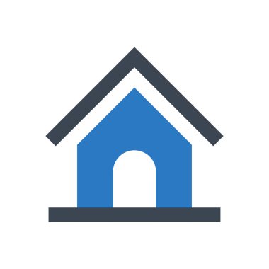 ev vektörü renk simgesi