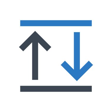 dağıtım vektörü renk simgesi