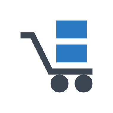 nakliye vektörü renk simgesi