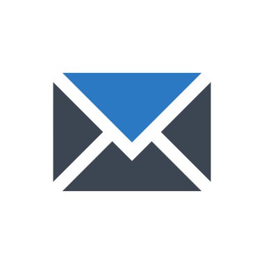 ileti vektör renk simgesi