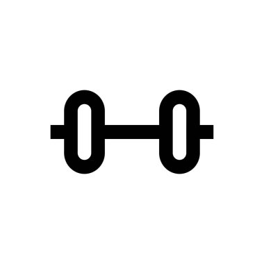 spor salonu vektörü ince çizgi simgesi