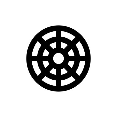 hedef vektör ince çizgi simgesi