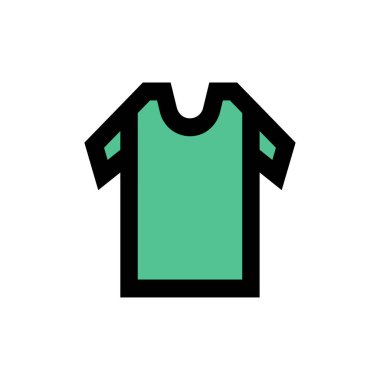 jersey vektör düz renk simgesi