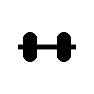 spor salonu vektör düz simgesi