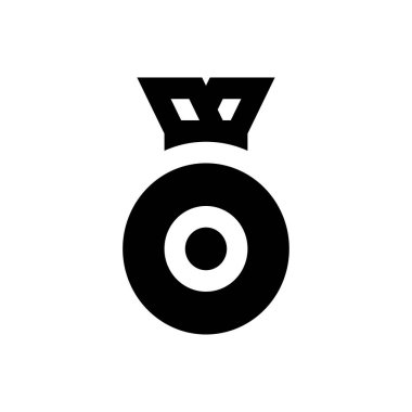 Rozet vektör düz simgesi