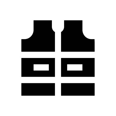 yüzme vektörü simgesi düz simgesi