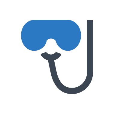 diving  vector glyph color icon