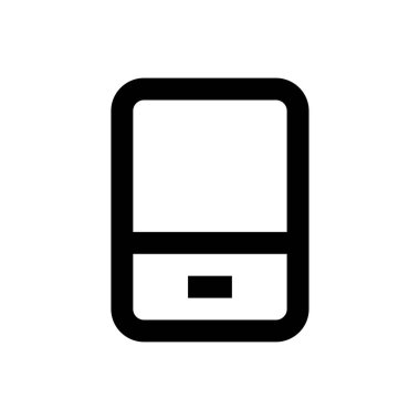 telefon vektörü ince çizgi simgesi