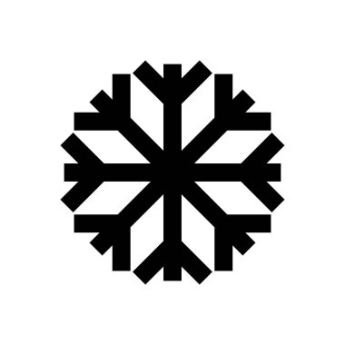 flake vektör ince çizgi simgesi