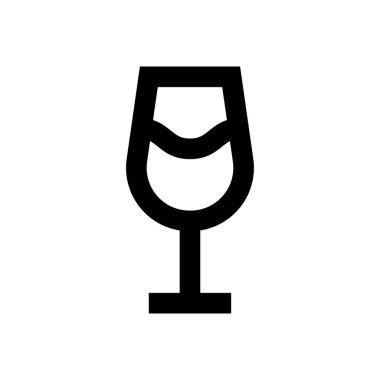 meyve suyu vektörü ince çizgi simgesi