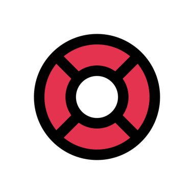 Güvenli vektör düz renk simgesi