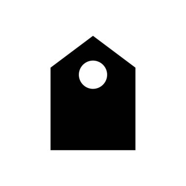 etiket vektör düz simgesi