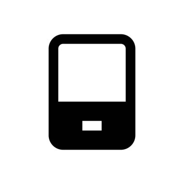 telefon vektörü simgesi düz simgesi