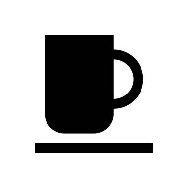 fincan vektör düz simge