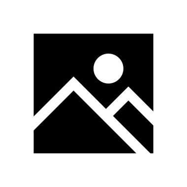 fotoğraf vektörü düz simge