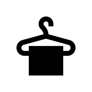 Havlu vektörü düz simgesi