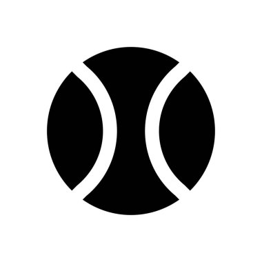 vektör glyph düz simgesini çal