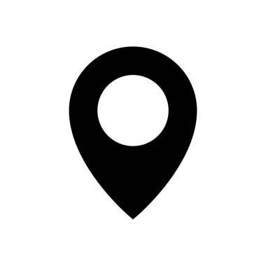 harita vektör düz simgesi