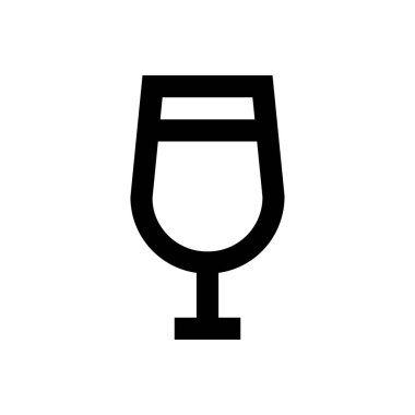 içecek vektör ince çizgi simgesi