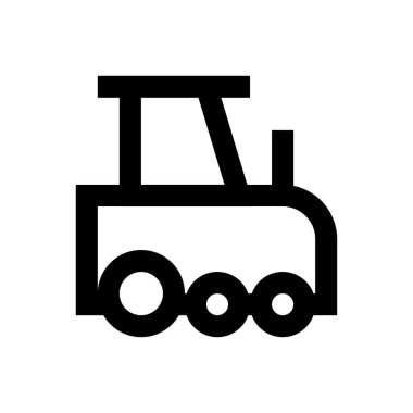 motor vektörü ince çizgi simgesi