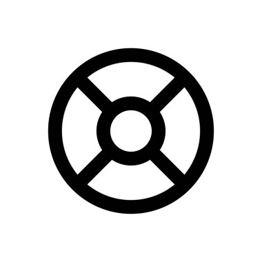 yaşam tübü vektör ince çizgi simgesi