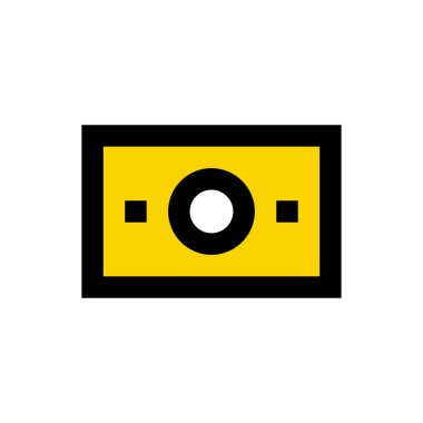 para vektörü düz renk simgesi