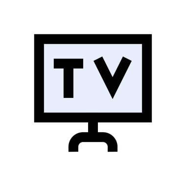 LCD vektör düz renk simgesi