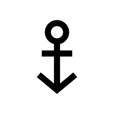 deniz vektörü sembolü düz simgesi