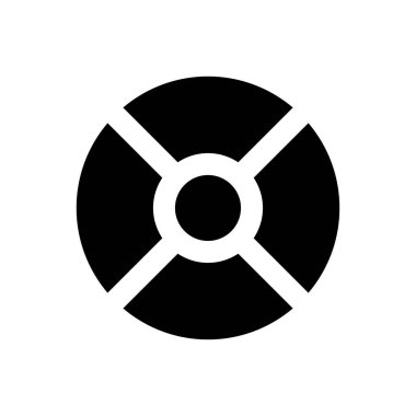 yaşam tübü vektör düz simgesi