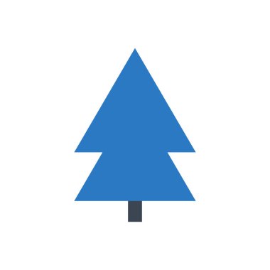 Köknar vektör renk simgesi